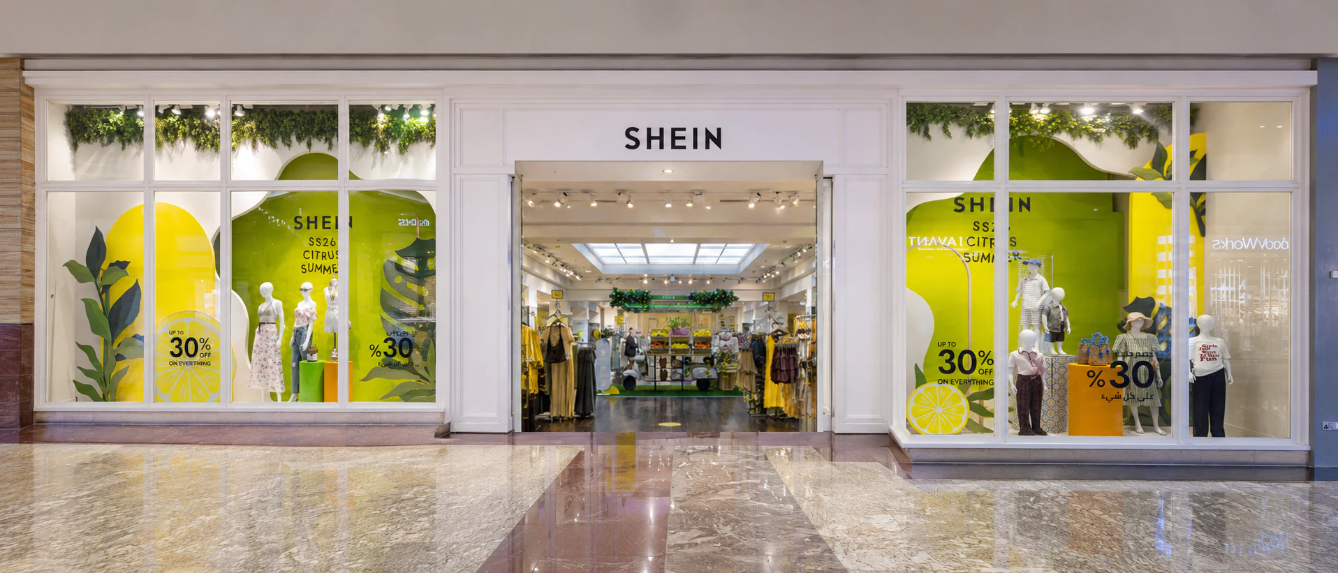 SHEIN summer storefront activation in Dubai